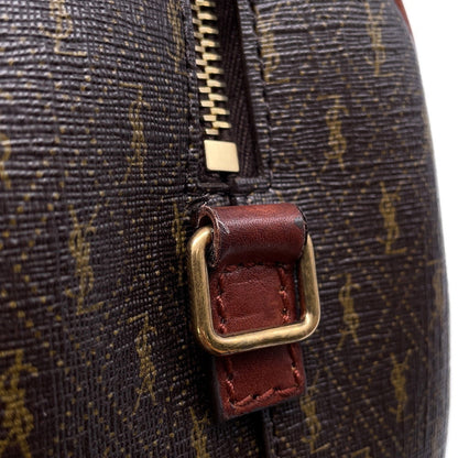 Saint Laurent Brown Canvas Duffle