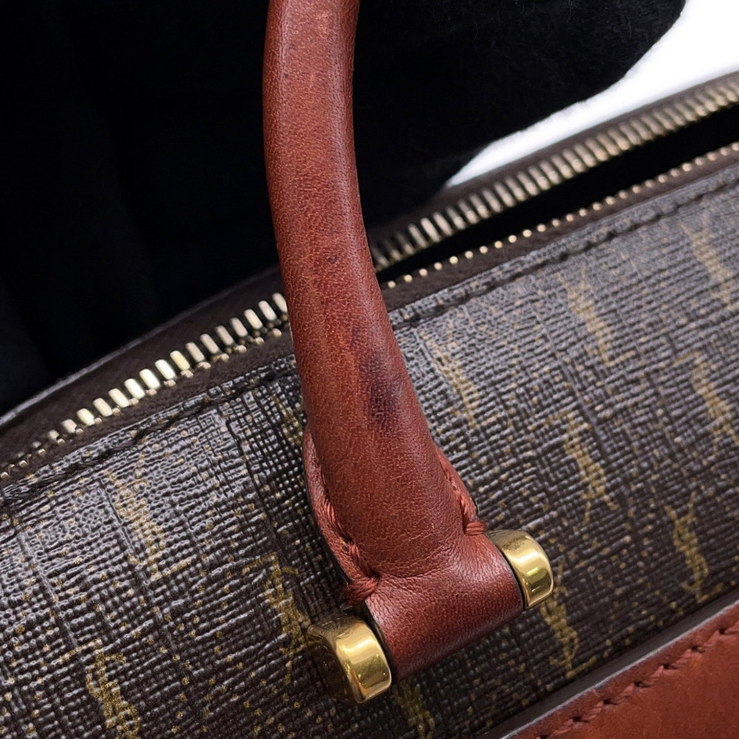 Saint Laurent Brown Canvas Duffle