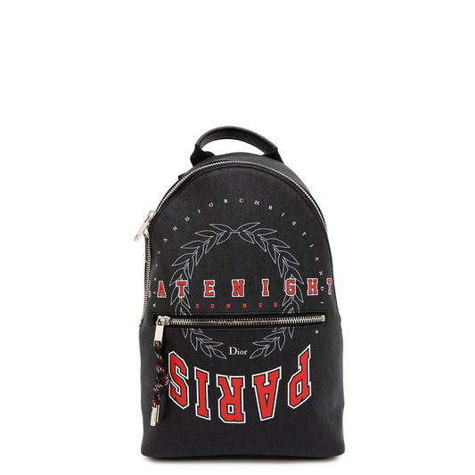 Dior Black Leather Backpack