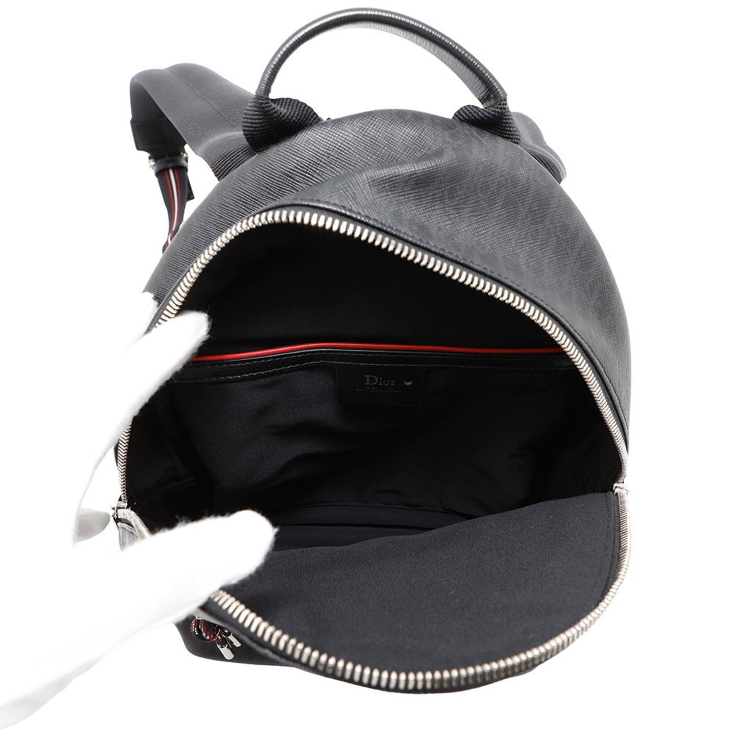 Dior Black Leather Backpack
