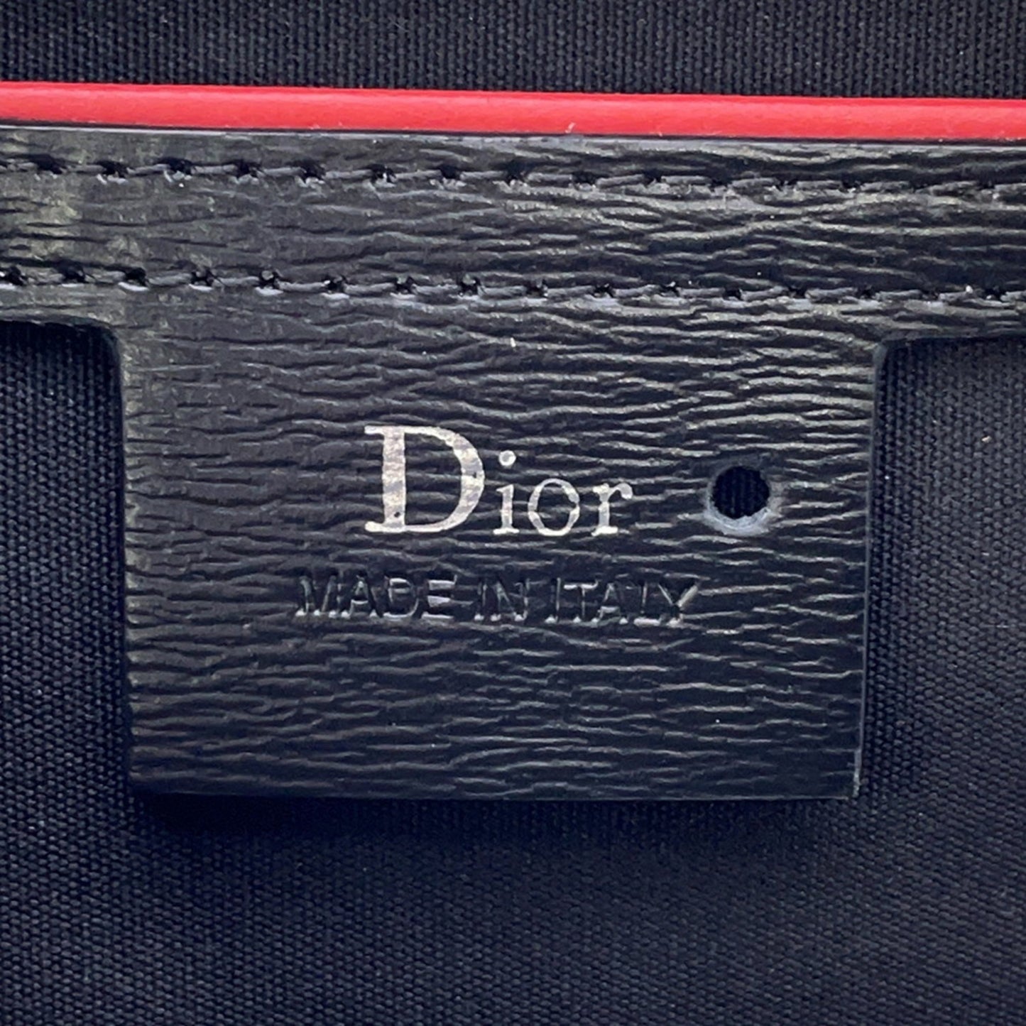 Dior Black Leather Backpack