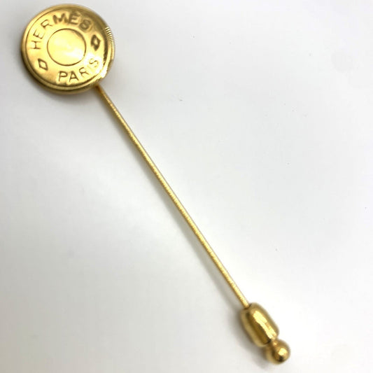 Hermès Gold Gold Plated Clou De Selle