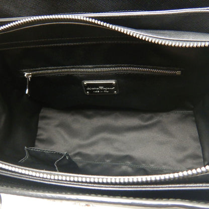 Salvatore Ferragamo Black Leather Briana