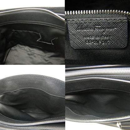 Salvatore Ferragamo Black Leather Briana