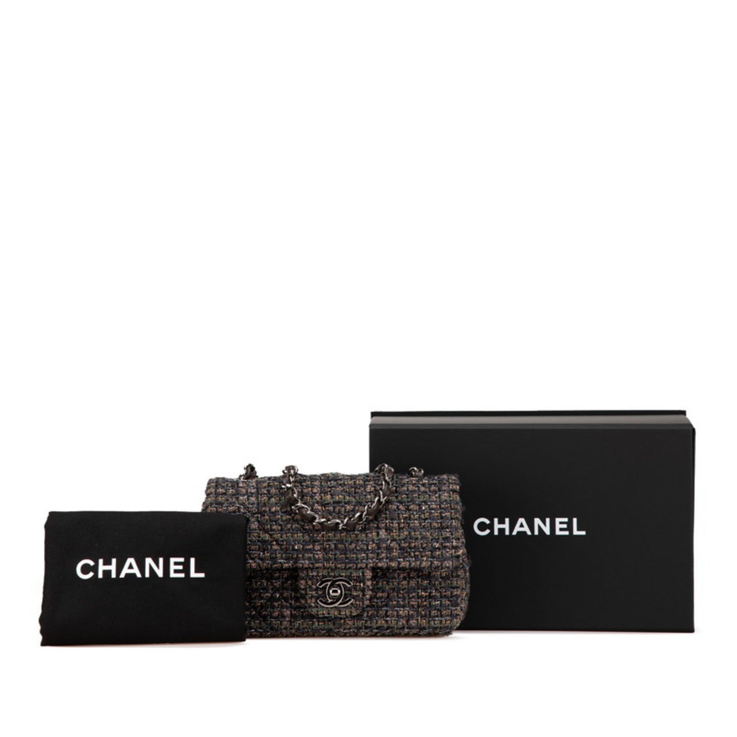 Chanel Multi Tweed Single Flap