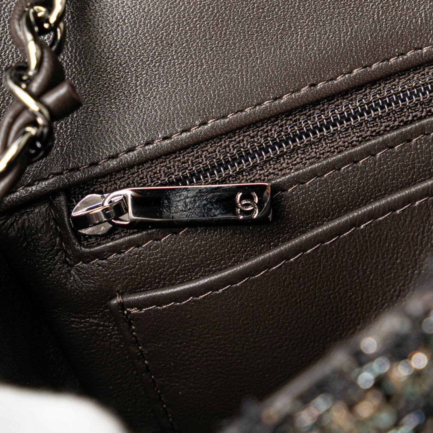 Chanel Multi Tweed Single Flap