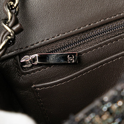 Chanel Multi Tweed Single Flap