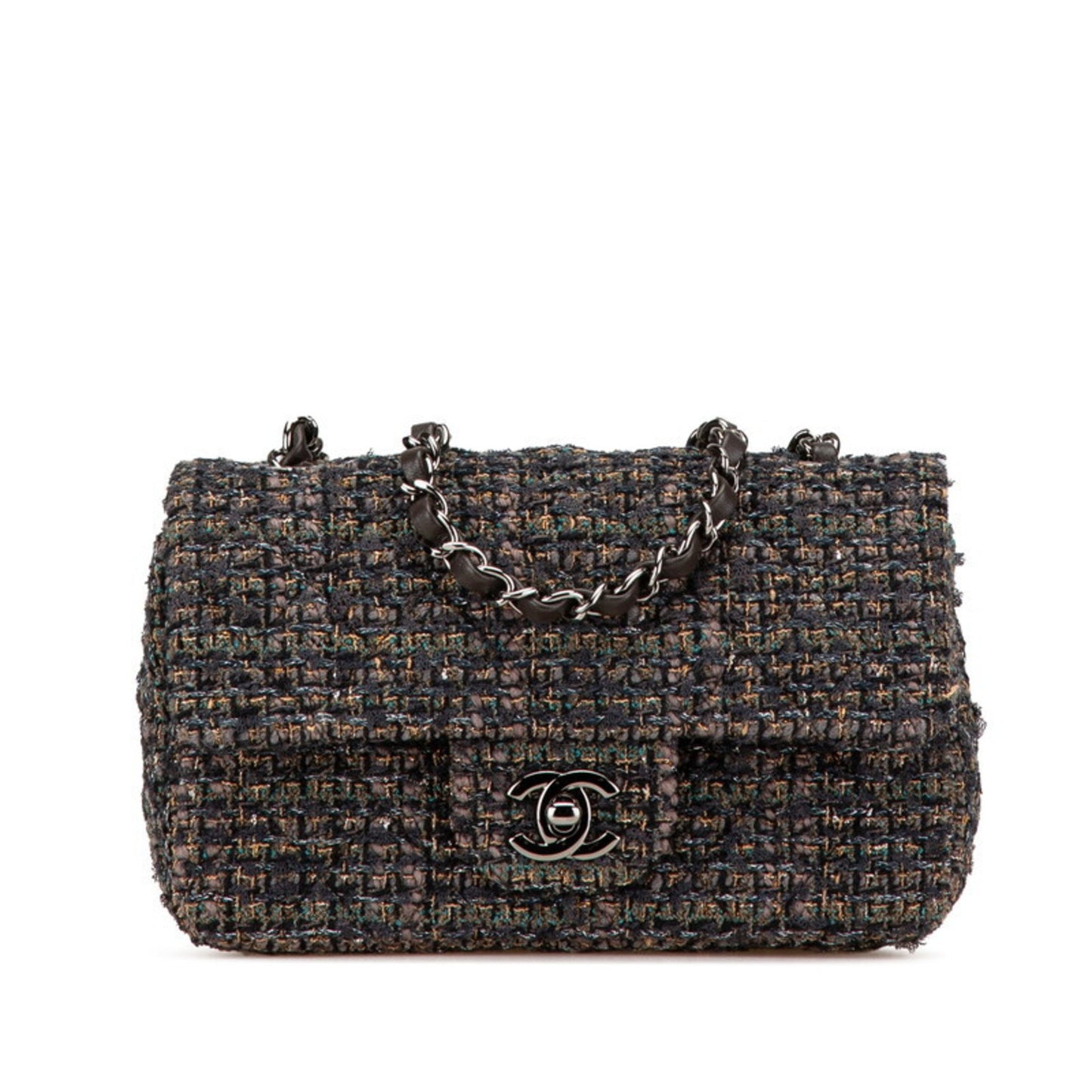 Chanel Multi Tweed Single Flap