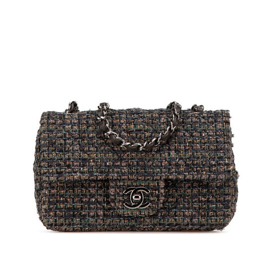 Chanel Multi Tweed Single Flap