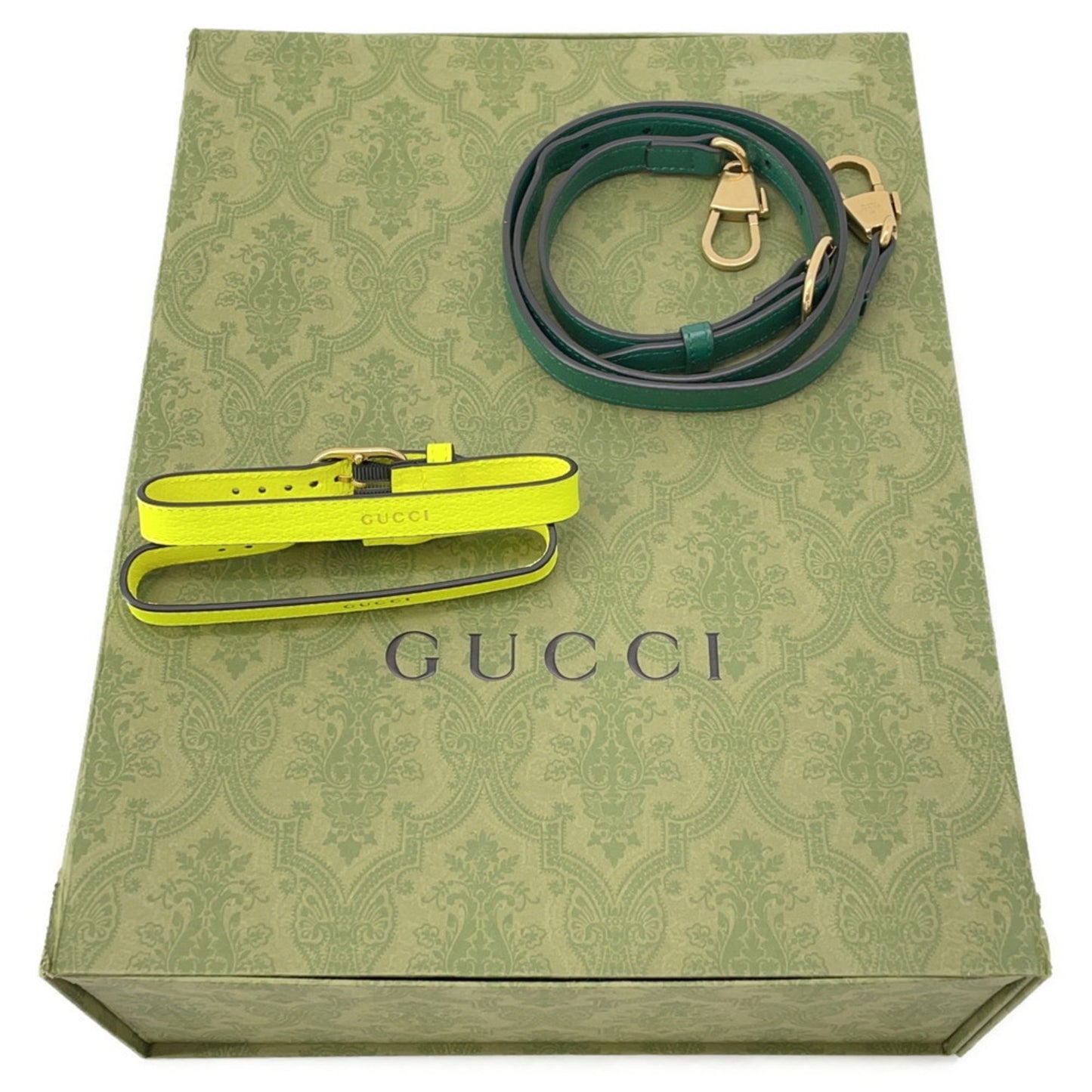Gucci Green Leather Diana