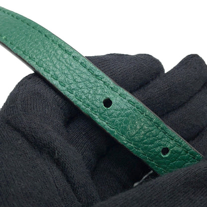 Gucci Green Leather Diana
