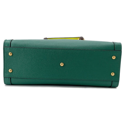 Gucci Green Leather Diana