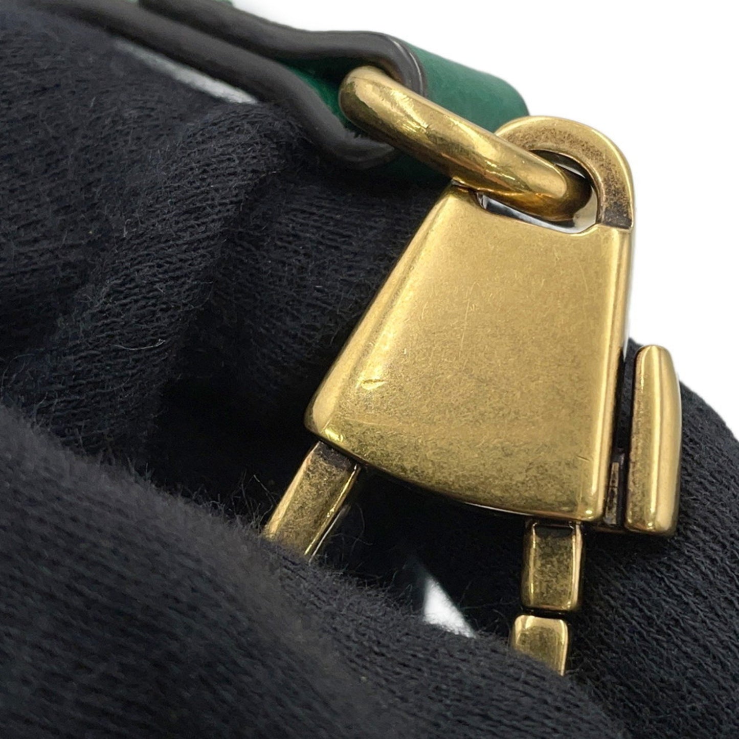 Gucci Green Leather Diana