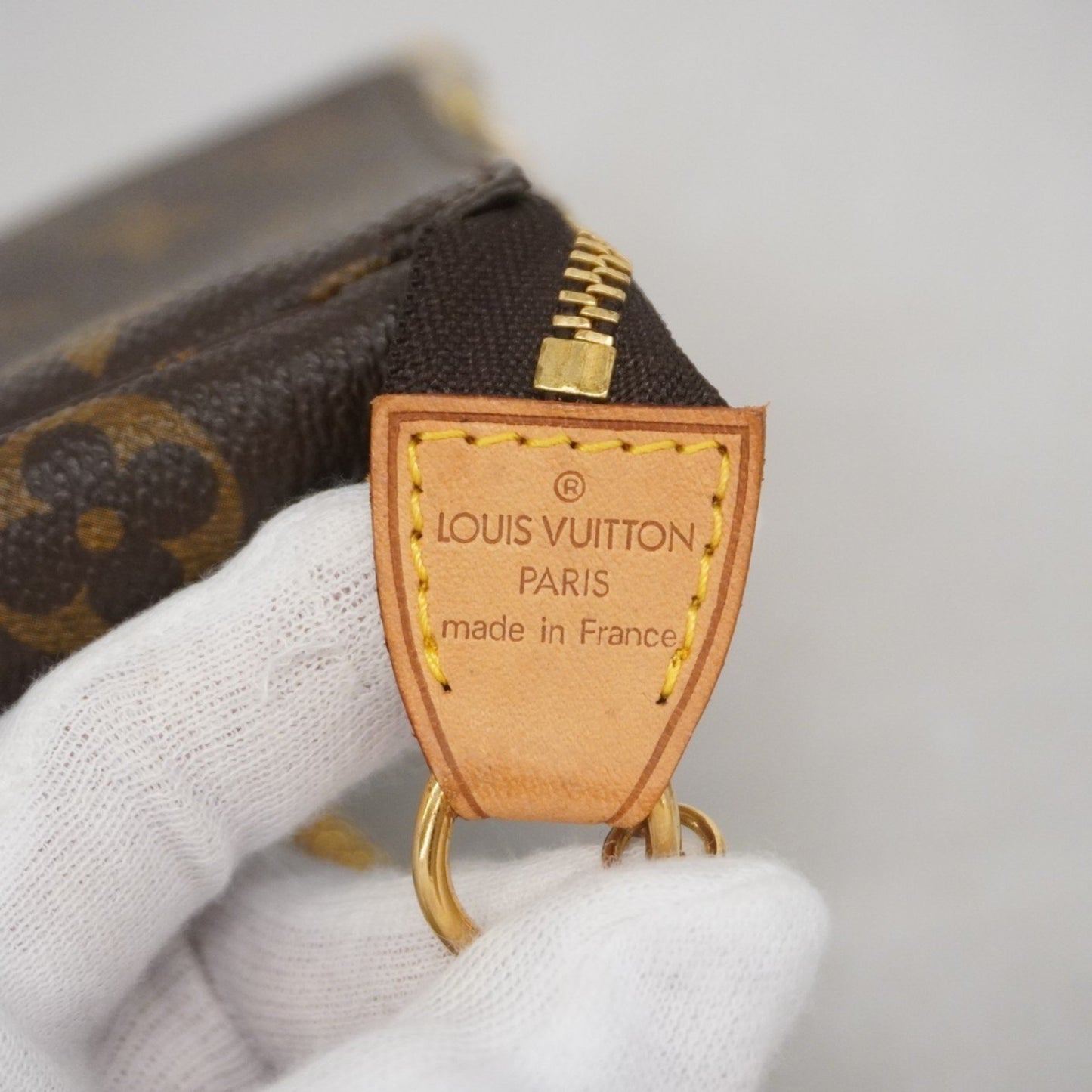 Louis Vuitton Brown Canvas Mini Pochette Accessoires