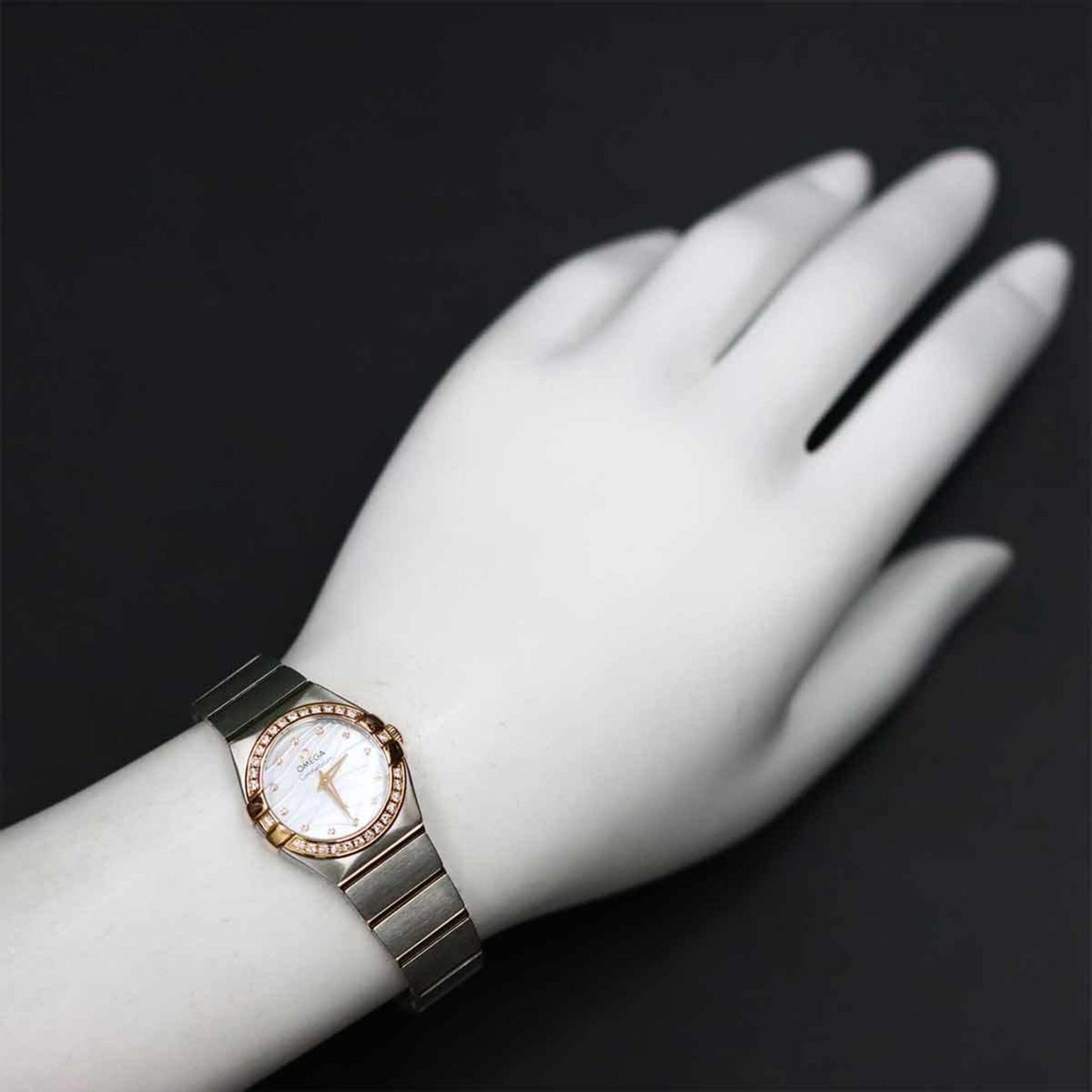 Omega White Gold And Steel Constellation