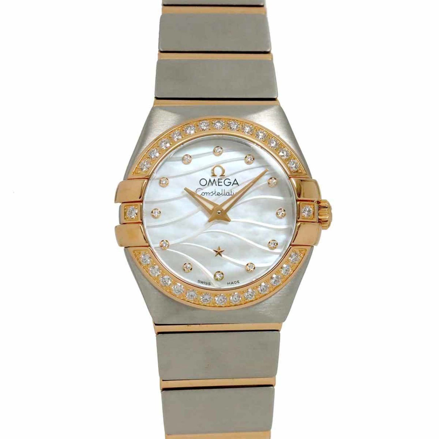Omega White Gold And Steel Constellation