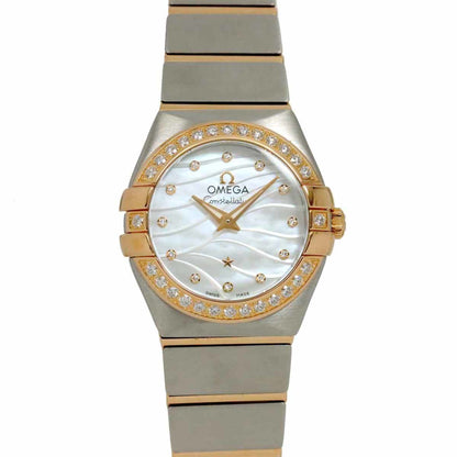 Omega White Gold And Steel Constellation