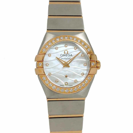 Omega White Gold And Steel Constellation