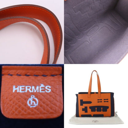Hermès Orange Leather Petit H