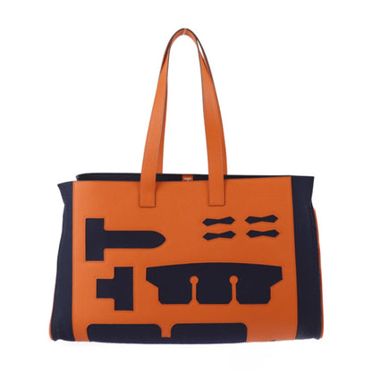 Hermès Orange Leather Petit H