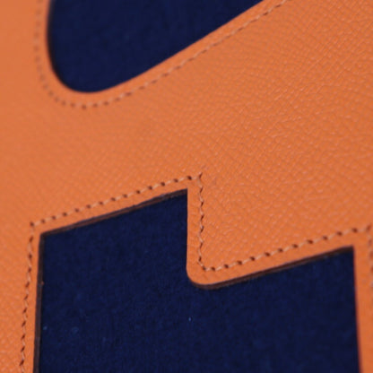 Hermès Orange Leather Petit H