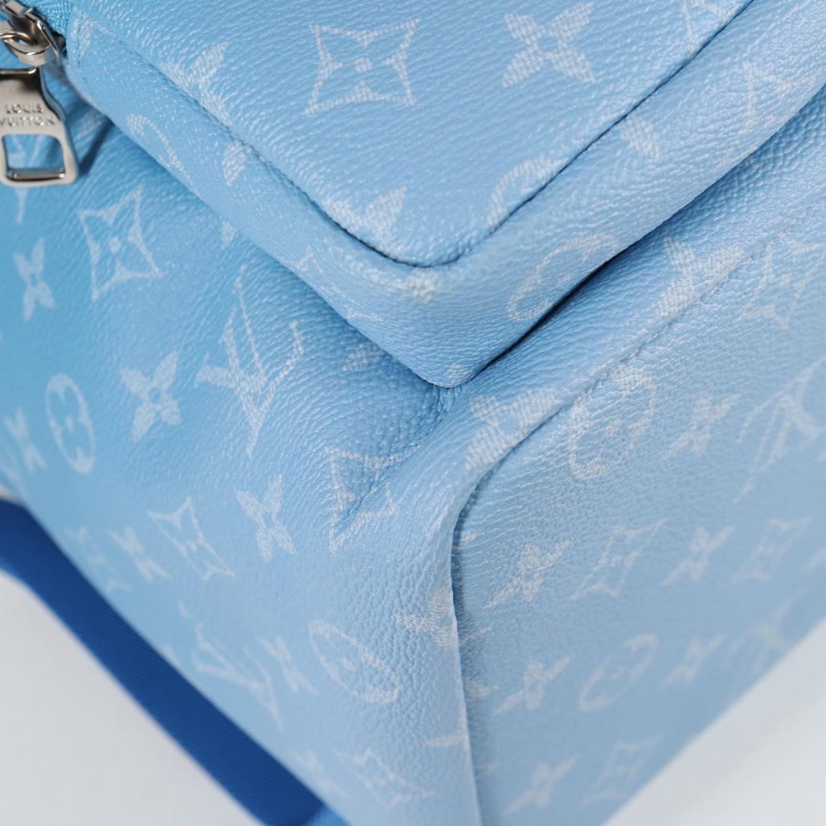 Louis Vuitton Blue Canvas Backpack