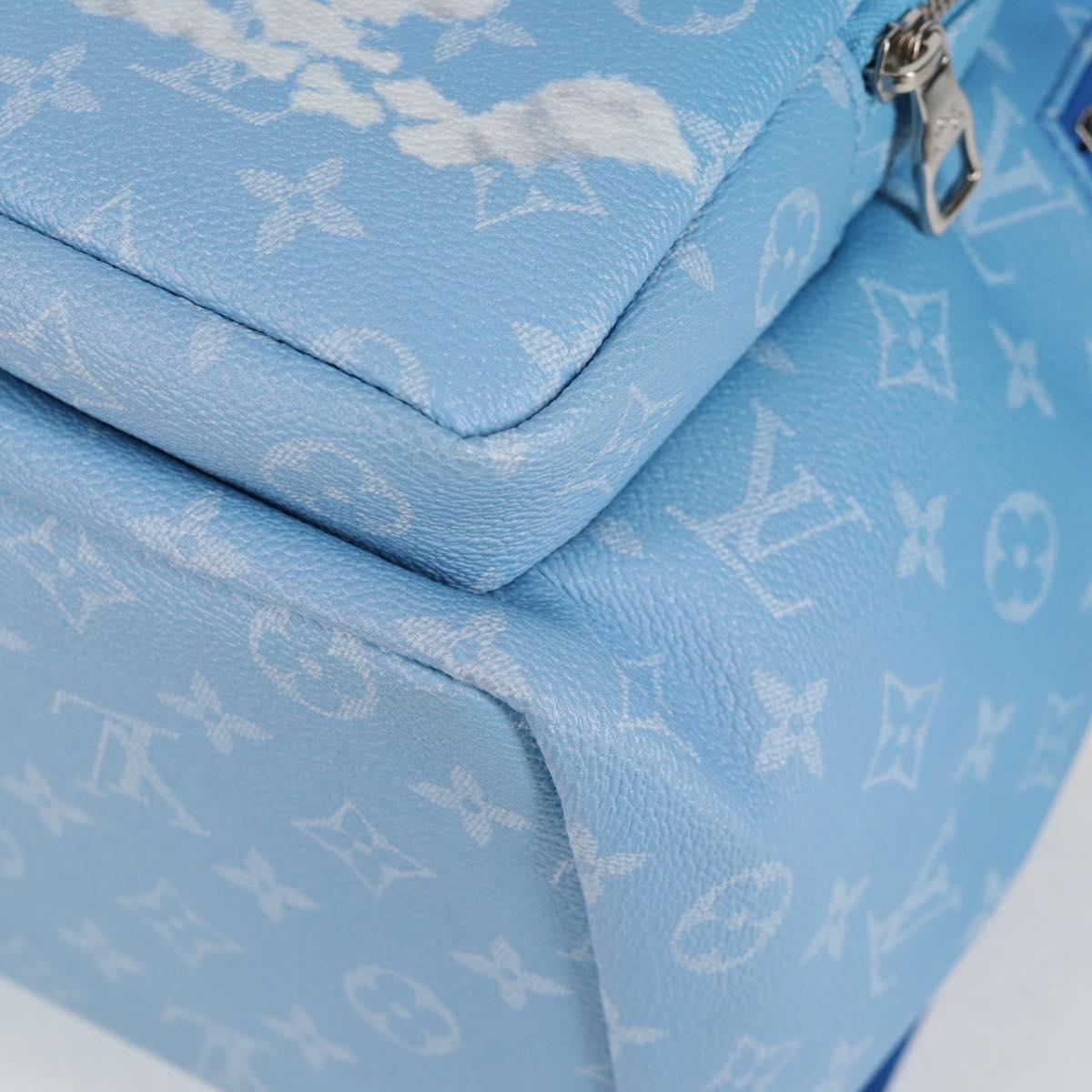 Louis Vuitton Blue Canvas Backpack