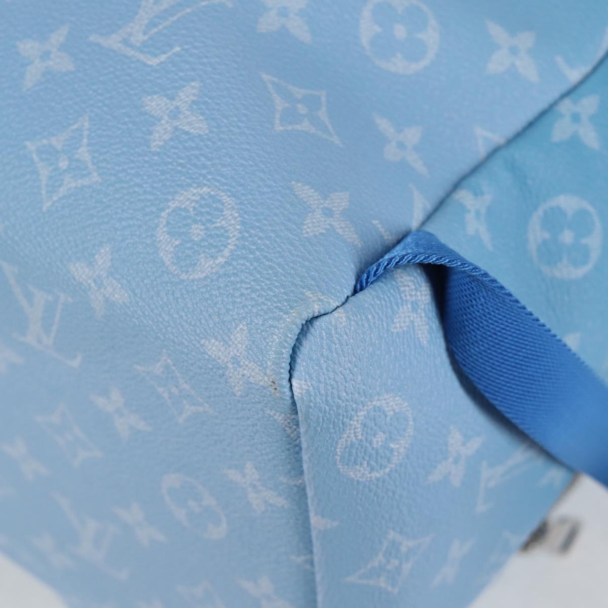 Louis Vuitton Blue Canvas Backpack