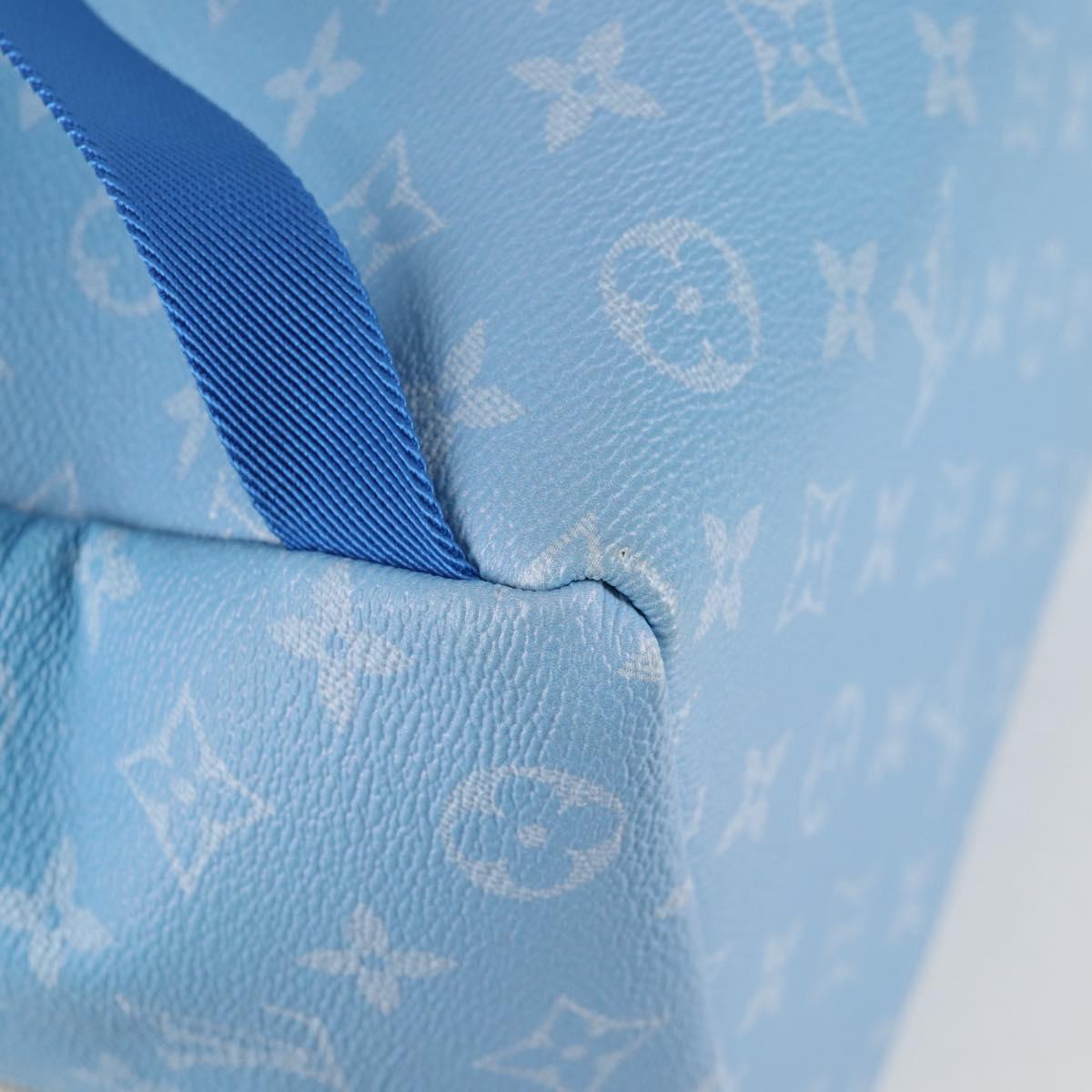 Louis Vuitton Blue Canvas Backpack