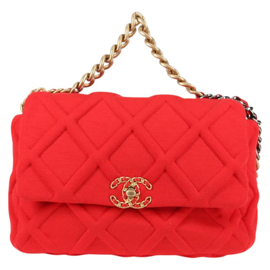 Chanel Red Cotton Chanel 19