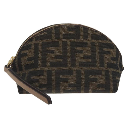 Fendi Brown Canvas Zucca