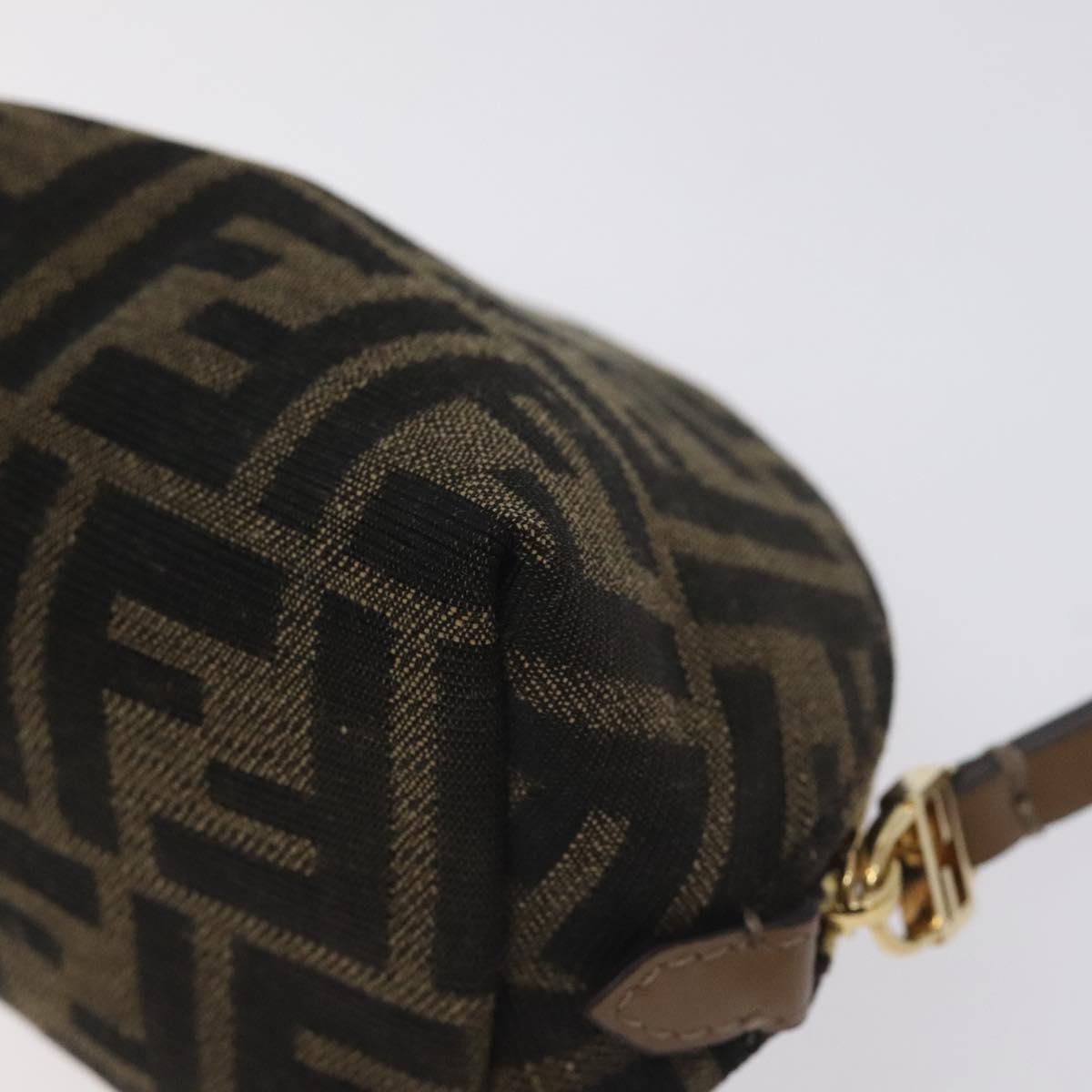 Fendi Brown Canvas Zucca
