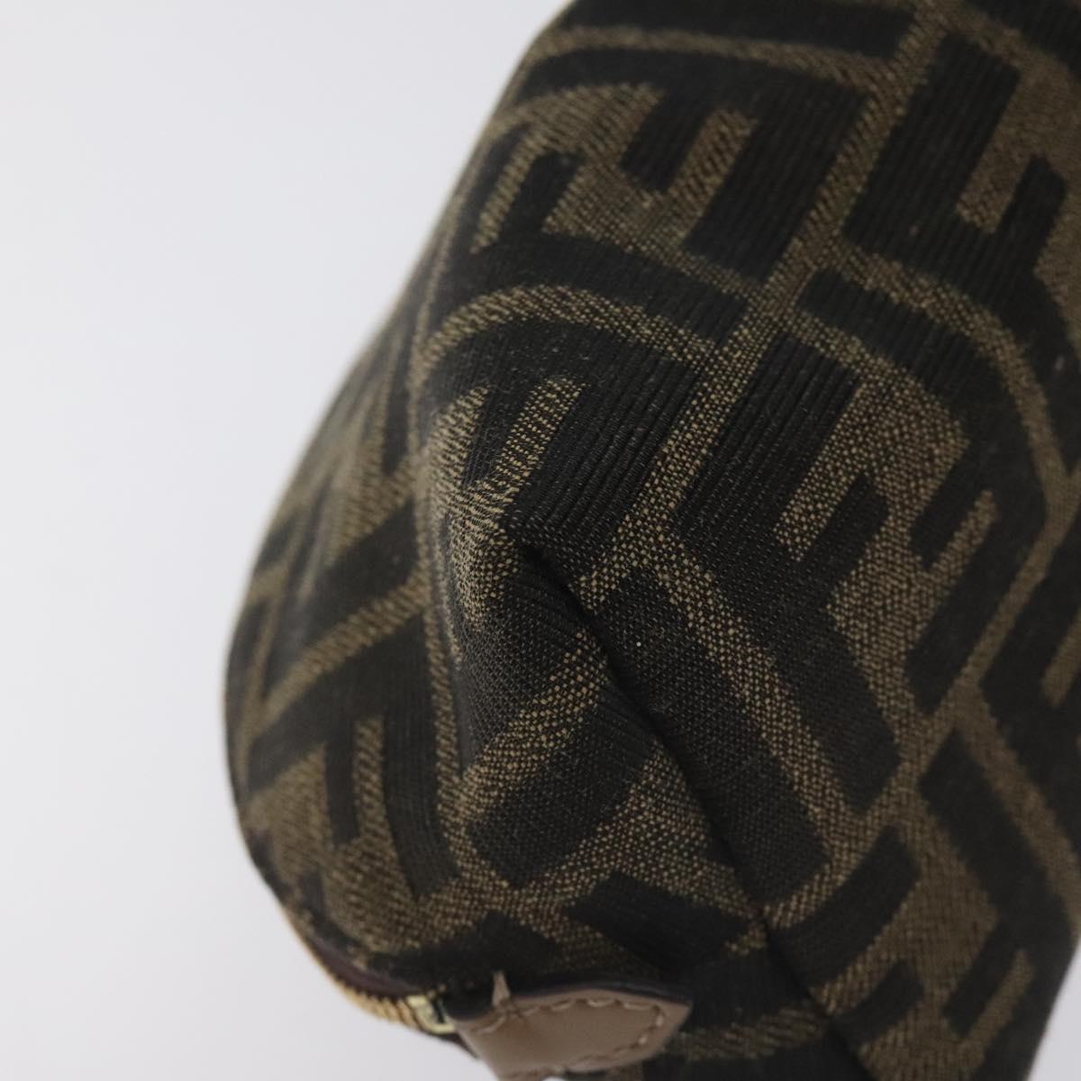 Fendi Brown Canvas Zucca