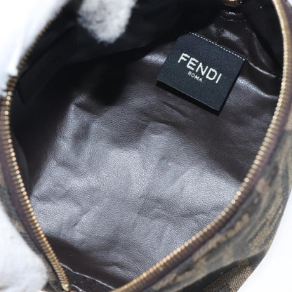 Fendi Brown Canvas Zucca