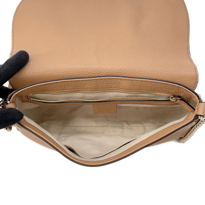 Gucci Brown Leather Interlocking G