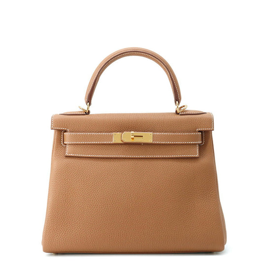 Hermès Brown Leather Kelly 28