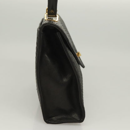 Bally Black Leather Quilted