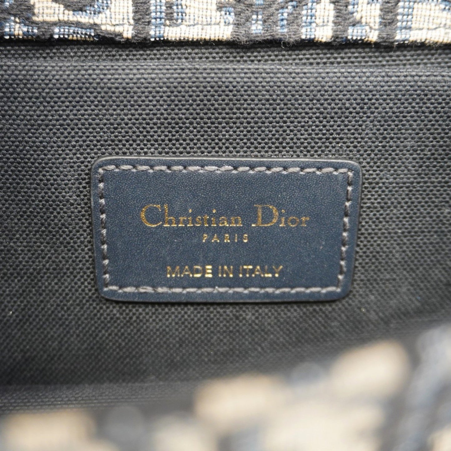 Dior Blue Canvas 30 Montaigne