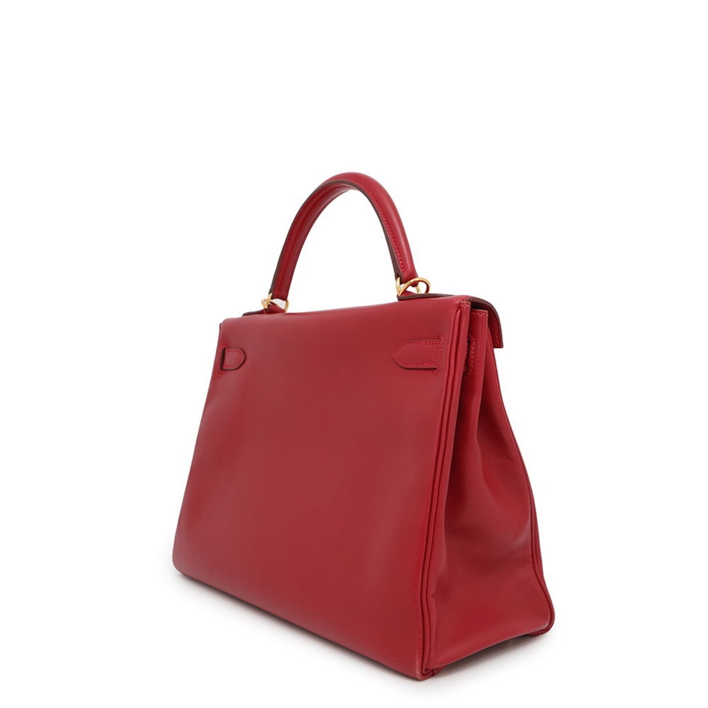Hermès Red Leather Kelly 32