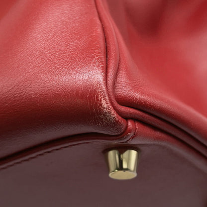 Hermès Red Leather Kelly 32