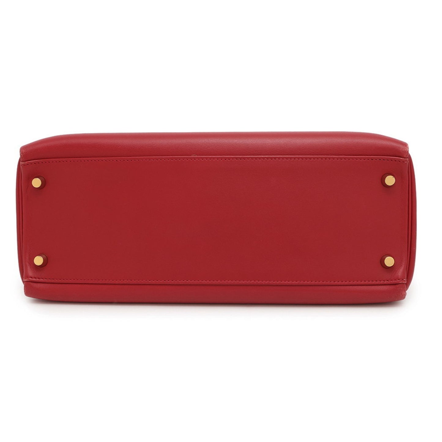 Hermès Red Leather Kelly 32