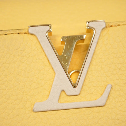 Louis Vuitton Yellow Leather Capucines Mini