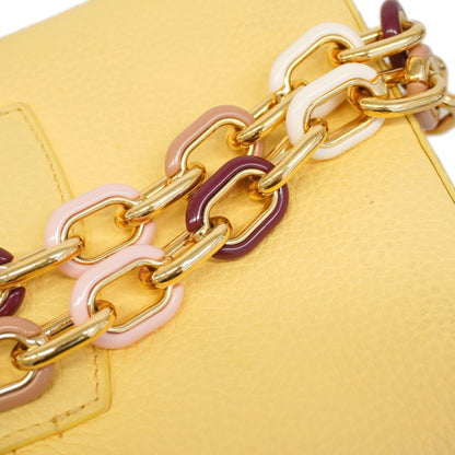Louis Vuitton Yellow Leather Capucines Mini