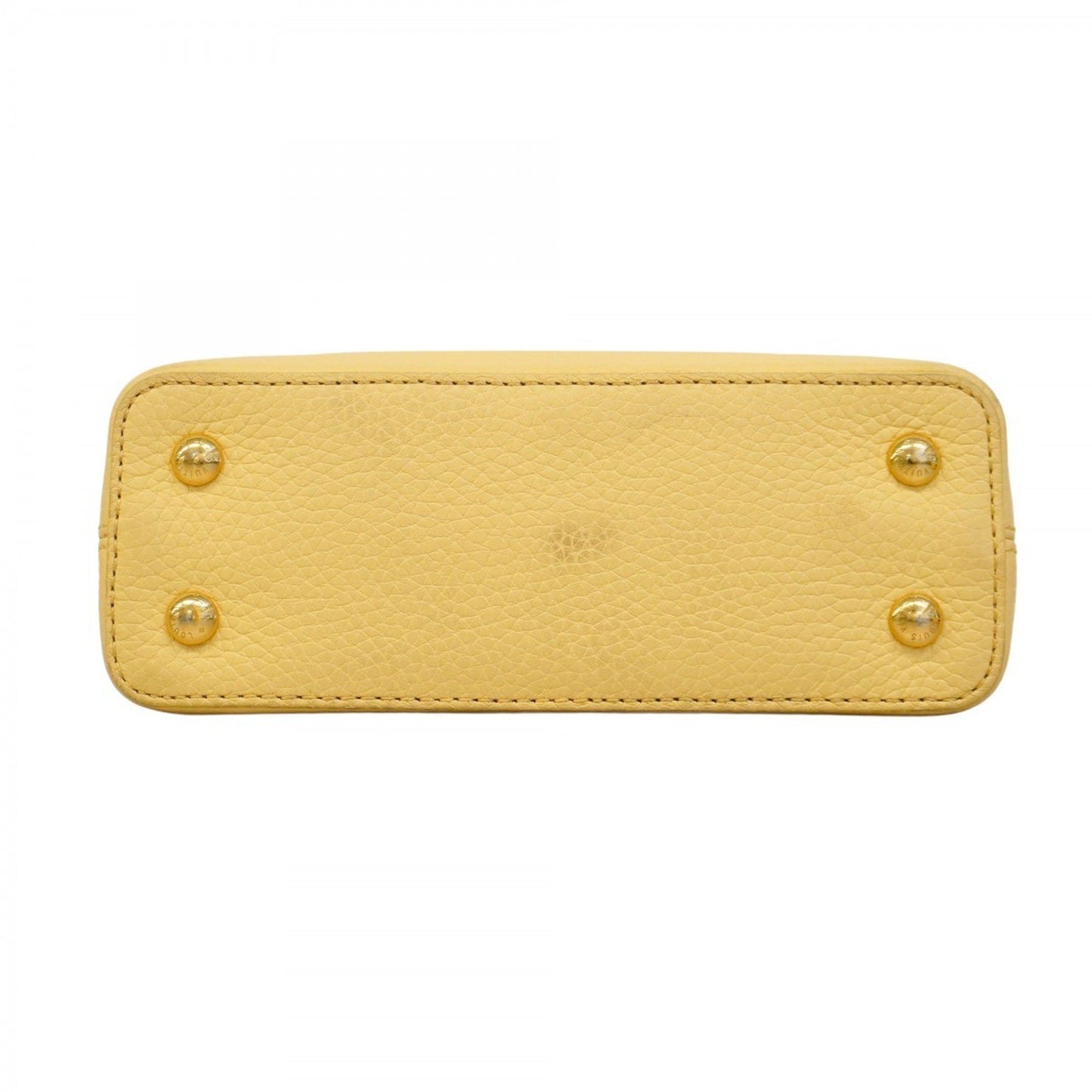Louis Vuitton Yellow Leather Capucines Mini