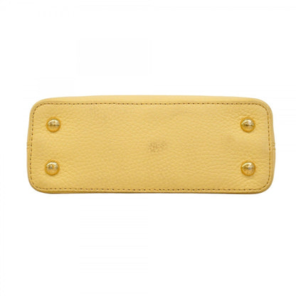 Louis Vuitton Yellow Leather Capucines Mini