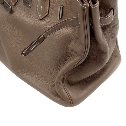 Hermès Gray Leather Birkin 35