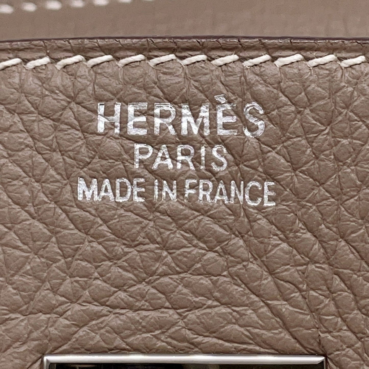 Hermès Gray Leather Birkin 35