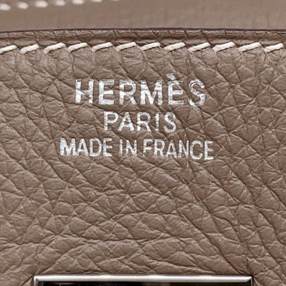 Hermès Gray Leather Birkin 35