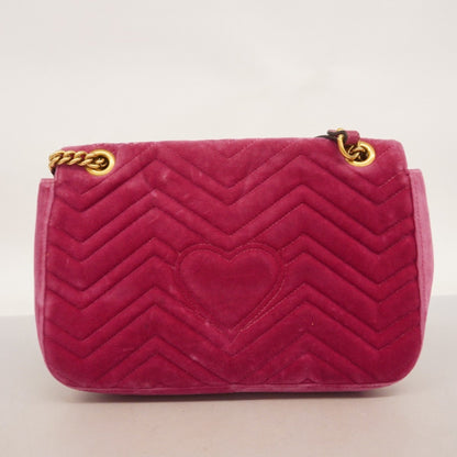 Gucci Pink Velvet Gg Marmont