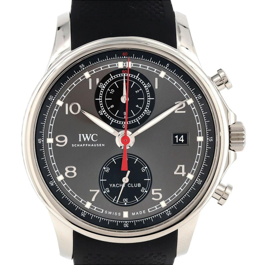 Iwc Schaffhausen Black Rubber Watch